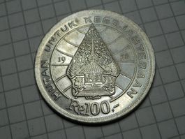 Indonesien 100 Rupiah, 1978 Forstwirtschaft für Wohlstand