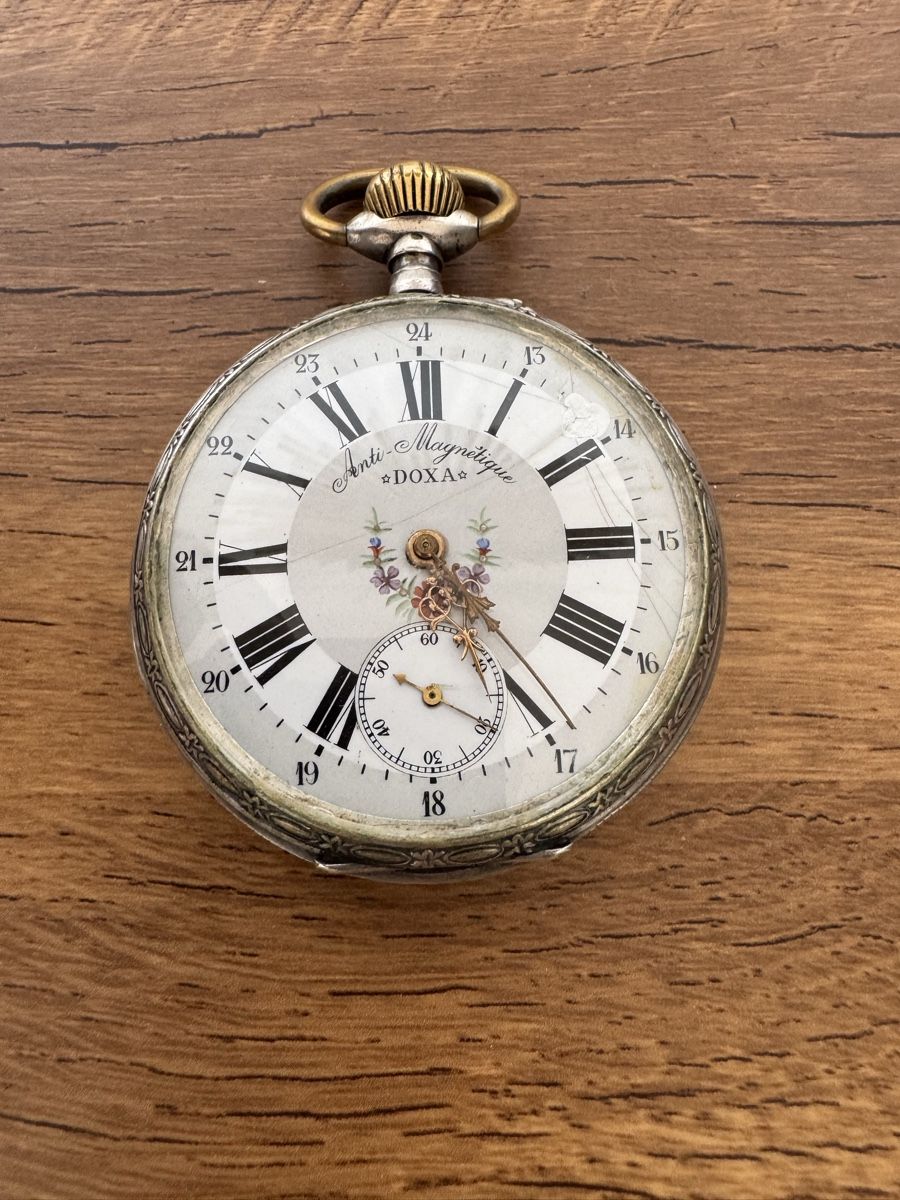 Doxa Orologi: Montre à gousset DOXA 15 Rubis 1905 – Usato da Brügg BE venduto da Goob