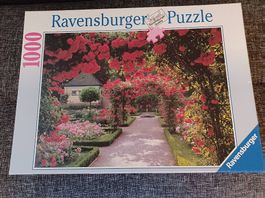 Puzzle Motiv "ROSENGARTEN"