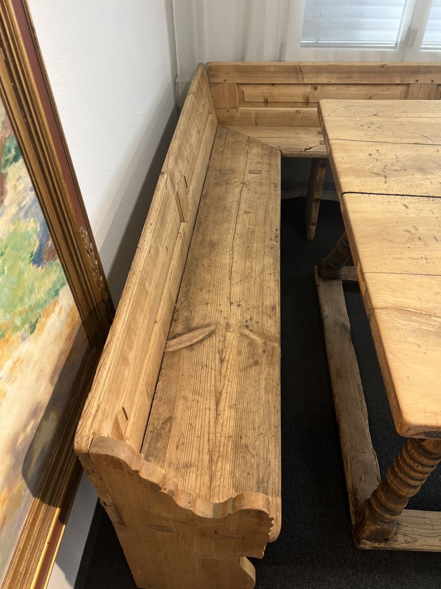 Bänke: Antiker Eckbank – Gebraucht aus Gossau SG von Keller-Antiques 1