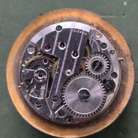 Mouvement de montre avec cadran Flora defectueux