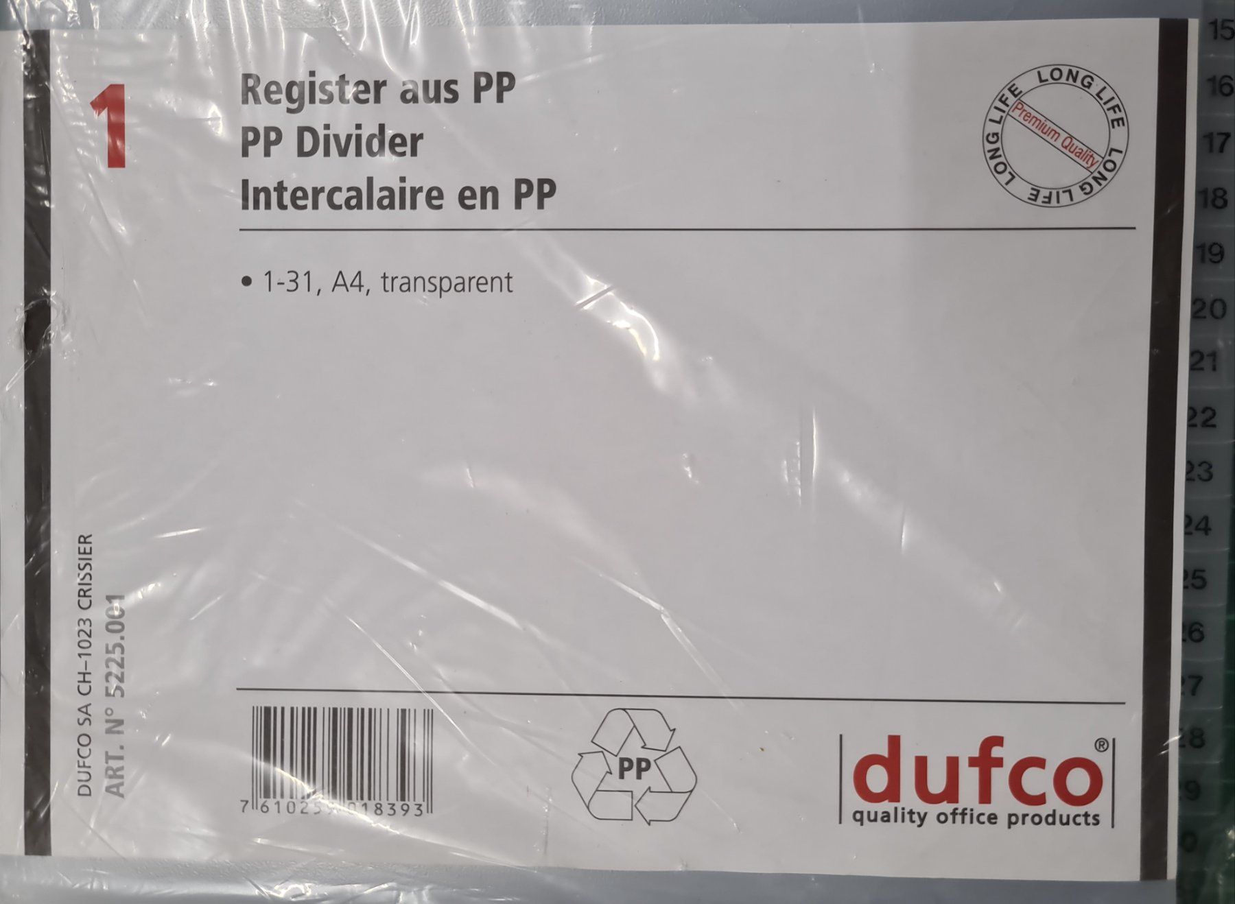 Raccoglitori: Register A4 – Nuovo e nell'imballaggio originale da Lyss venduto da rochen54 1