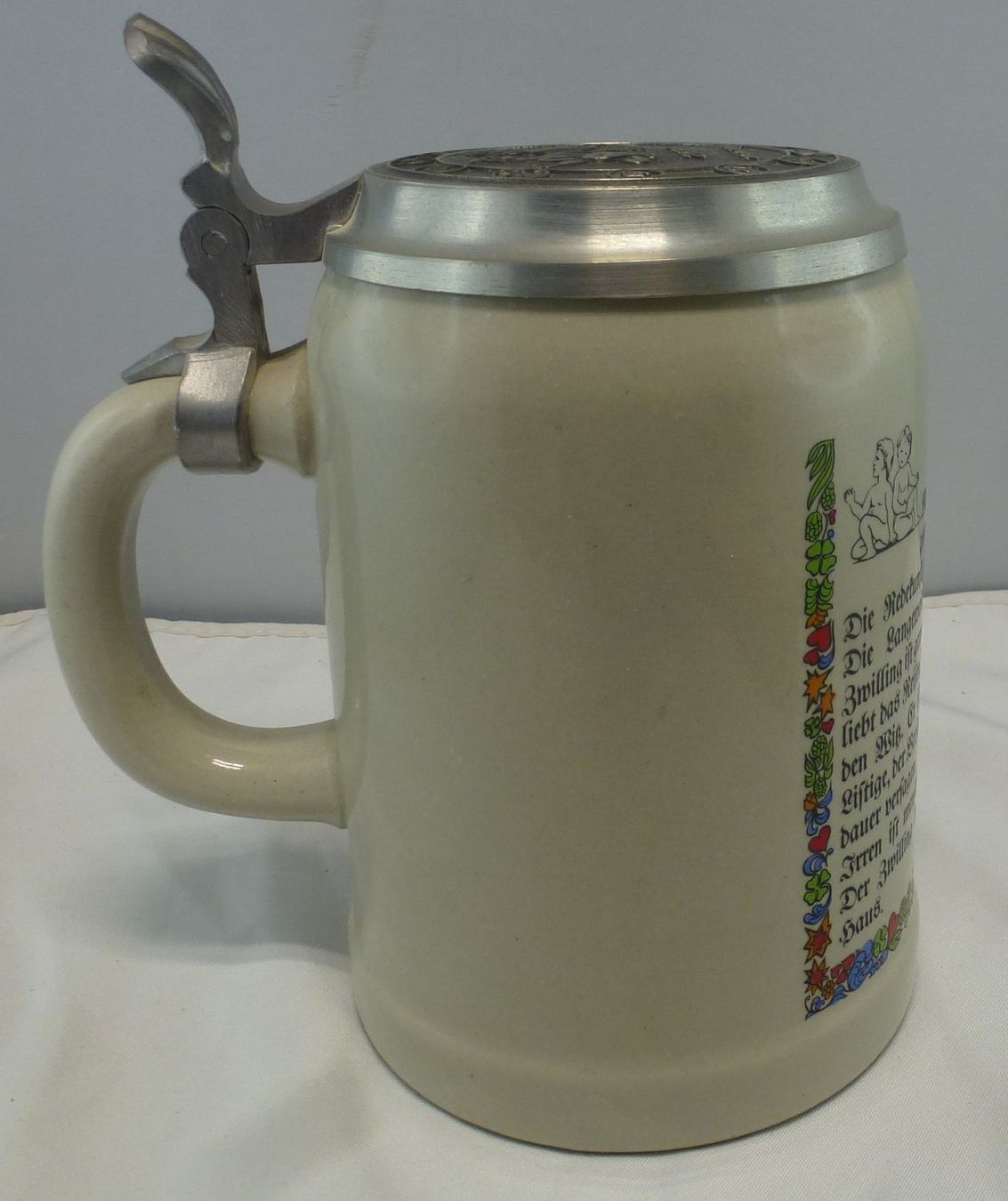 Bicchieri: Bier-Humpen Zwillinge – Usato da Murgenthal venduto da B.StM 2