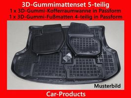 3D-Gummi-Set 5-teilig VW Golf 6 Variant
