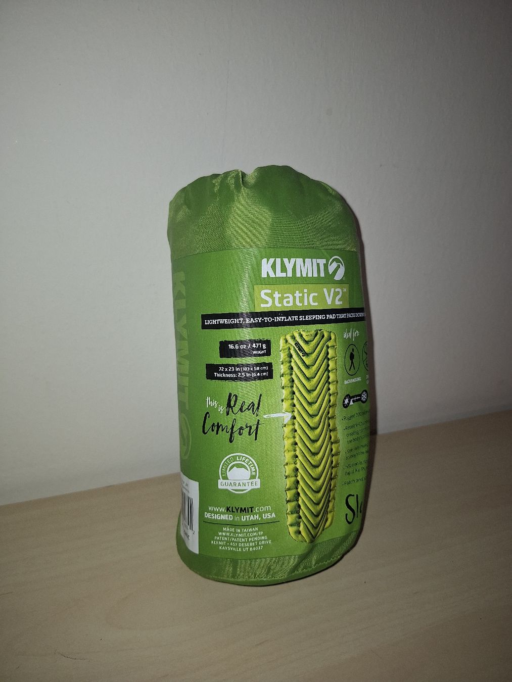 Materassi: Klymit Static V2 Schlafunterlage - Leicht & Kompakt – Nuovo (secondo la descrizione) da Stansstad venduto da Duracell__5 1