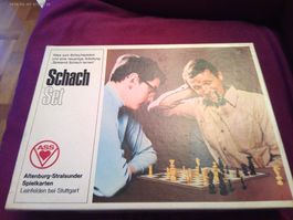Schach Set  ASS, Vintage Schachspiel komp. mit Anleitung !!!