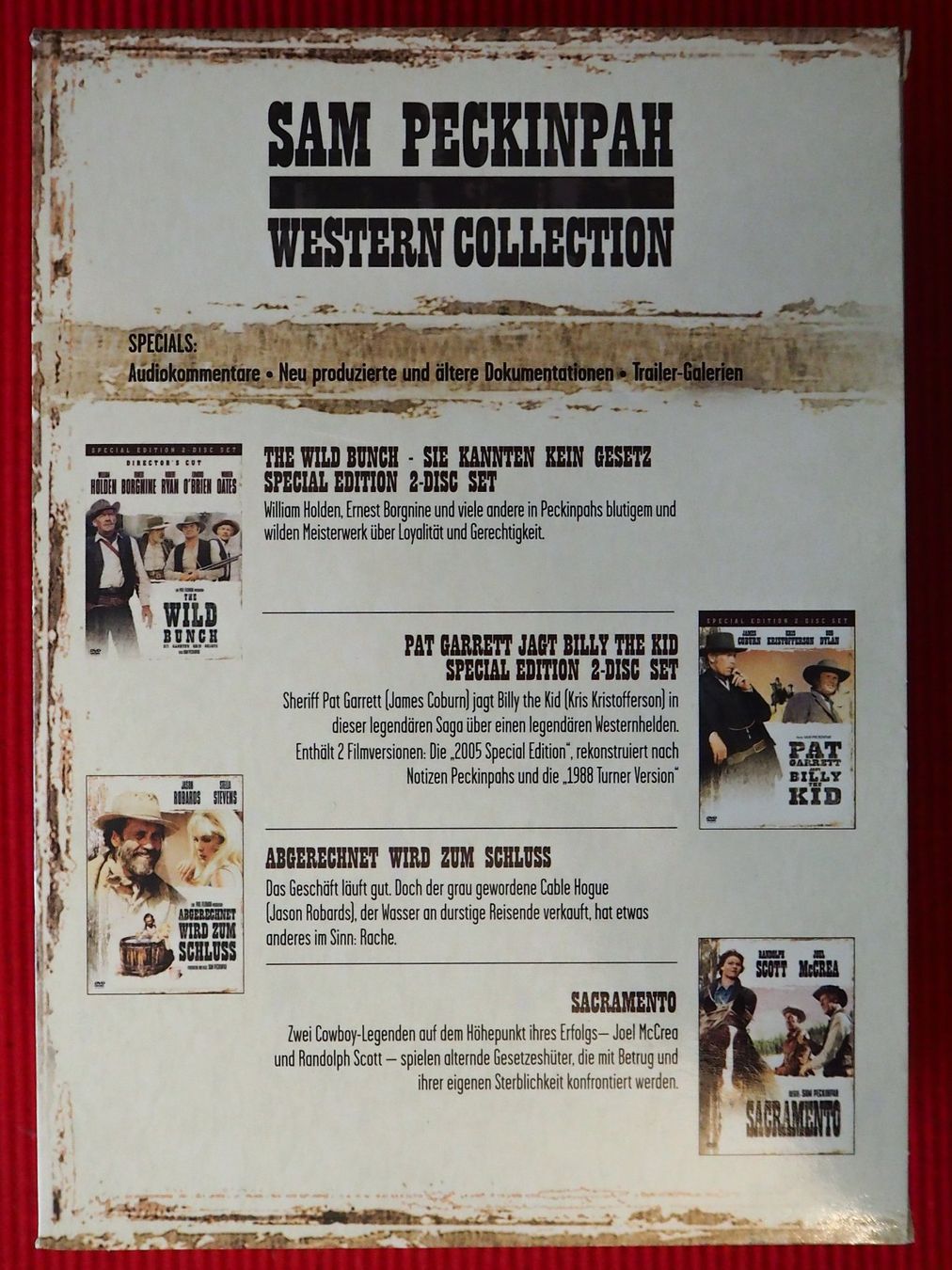 Tutti i DVDs: Sam Peckinpah - Western Collection – Usato da Chur venduto da big_5zx8 1