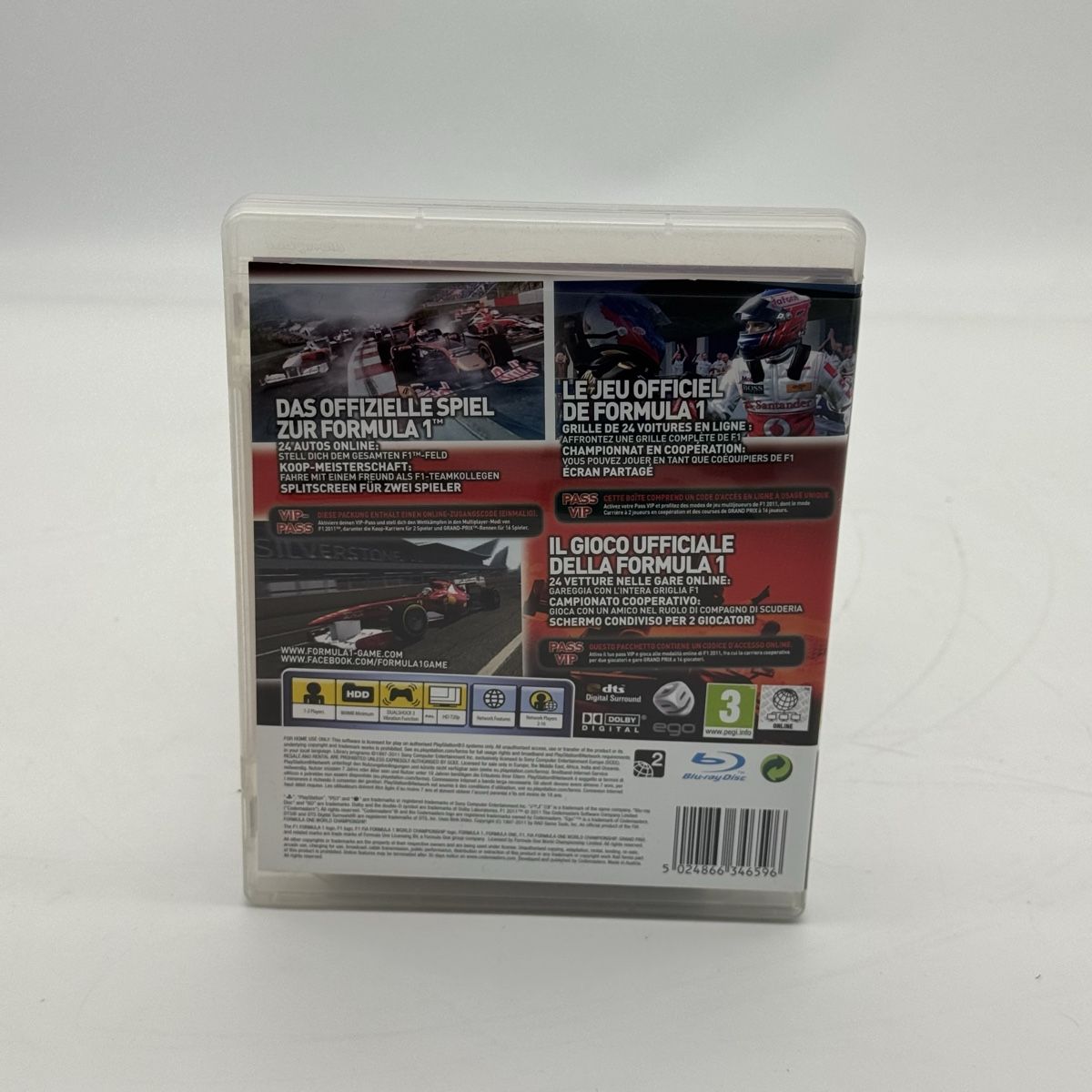 Sony Jeux: F1 2011 Formula 1 | PS3 PlayStation 3 | Codemasters | PAL – D'occasion à Kloten par Warehouse81 1