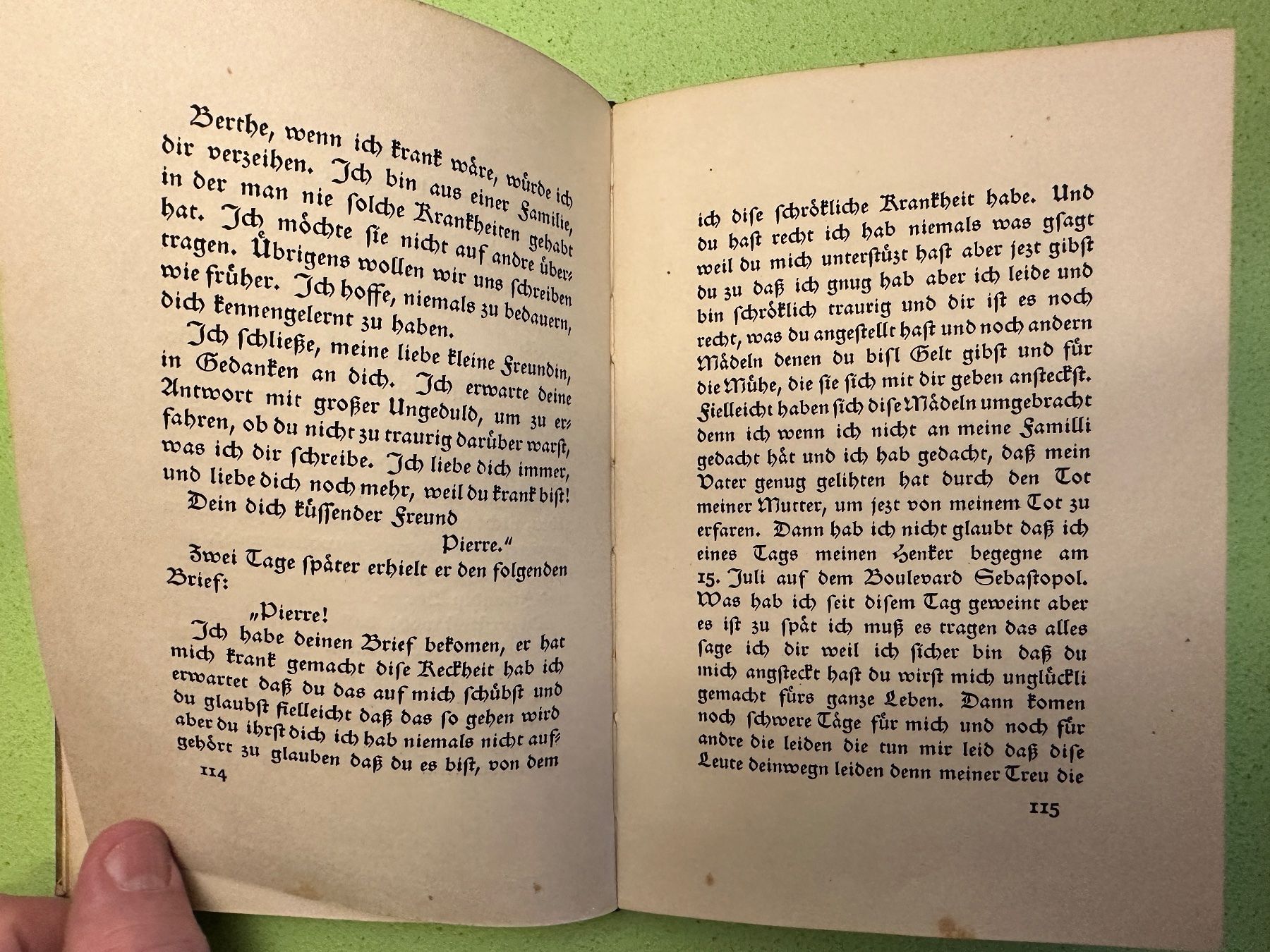 Libri: Charles-Louis Philippe: Bubu vom Montparnasse. 1920 – Usato da Zürich venduto da allp 6