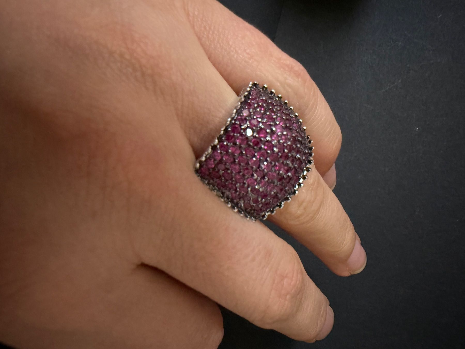 Anelli: Silber Ring mit Rubinen 925 – Usato da Spiegel b. Bern venduto da Rogger72 4