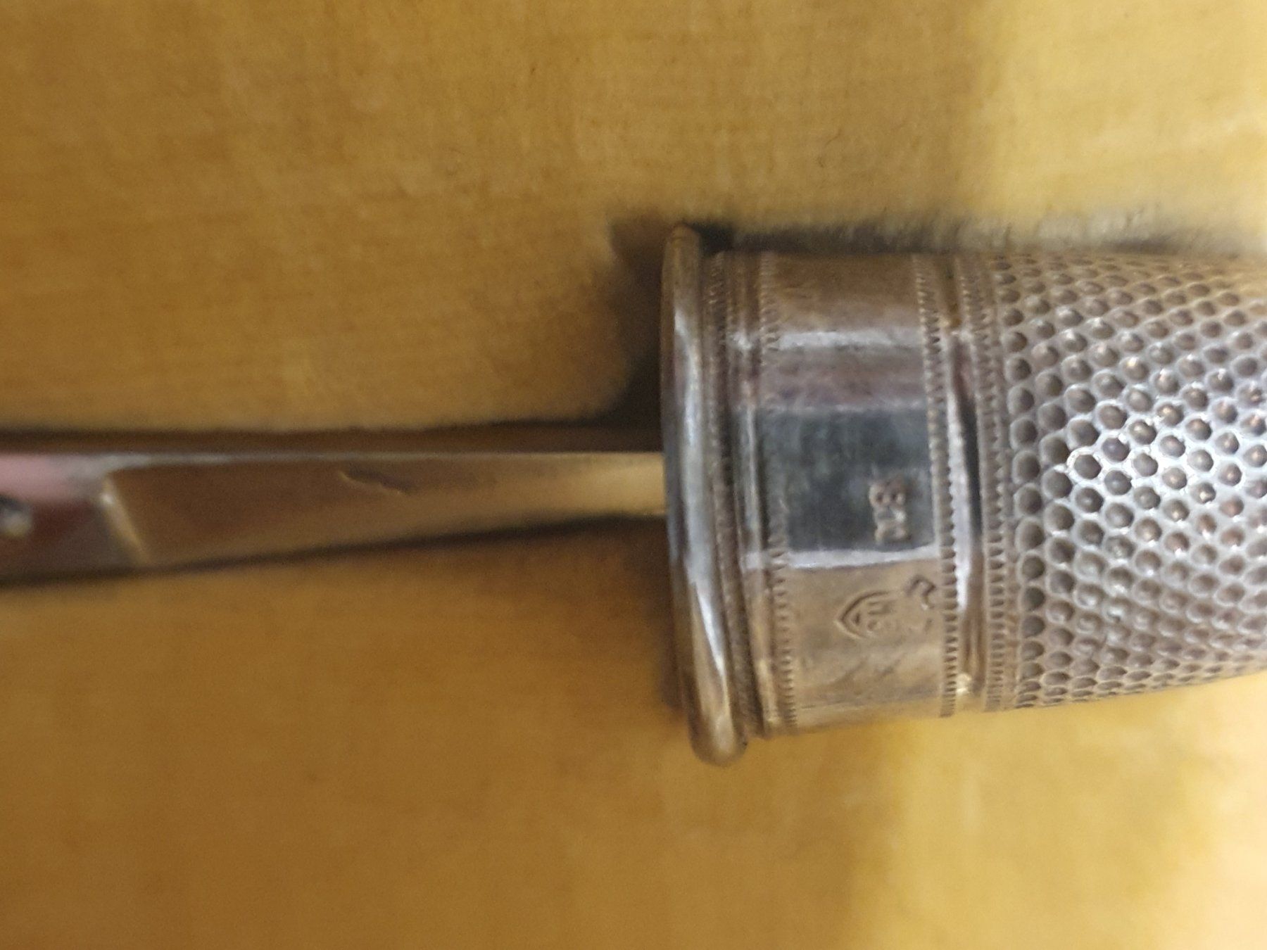 Fingerhüte: Nähset Silber 800 Fingerhut Schere Box – Gebraucht aus Russikon von eunicetungol 1