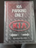 Blechschild-KIA-PARKING ONLY