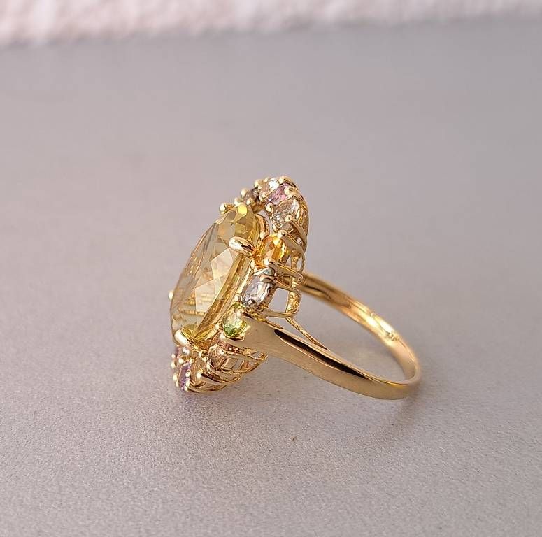 Anelli: Ring mit Lemonquarz in GG 375 – Usato da Stans venduto da wer_fd5f 1