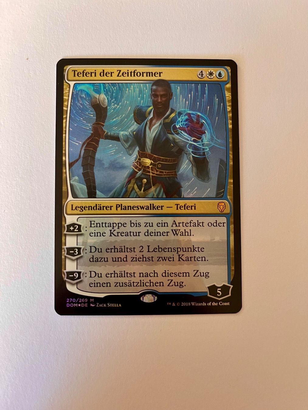 Magic The Gathering Carte collezionabili: MTG - Teferi der Zeitformer - Dominaria - DE – Usato da Wangen an der Aare venduto da SG94