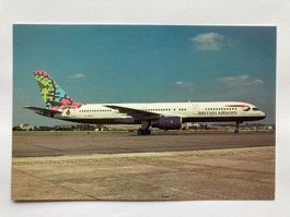 Postcard Boeing 757-236 British Airways