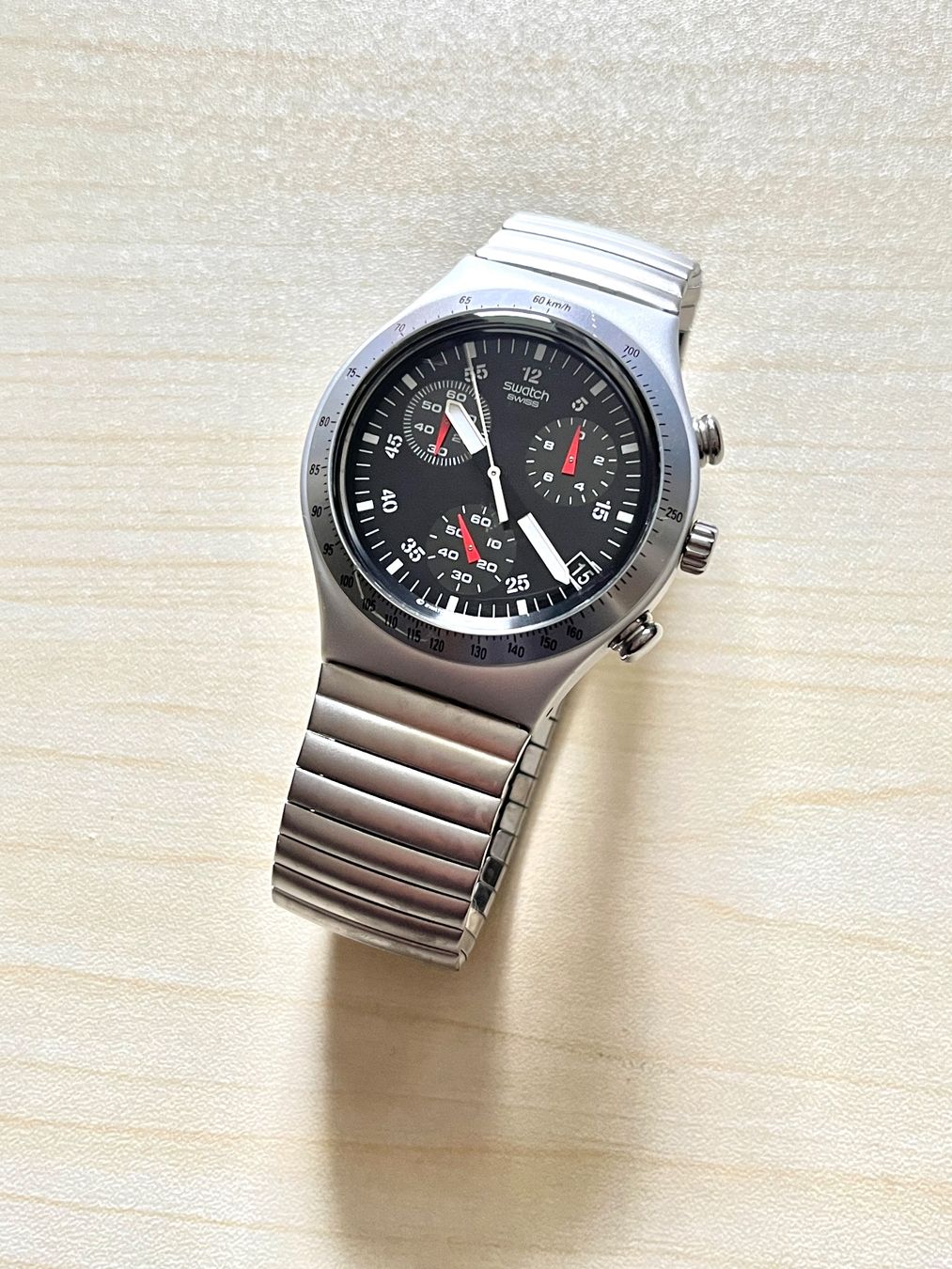 Swatch Orologi: Swatch Chronograph Uhr, Vintage – Usato da Grenchen venduto da chththl 1