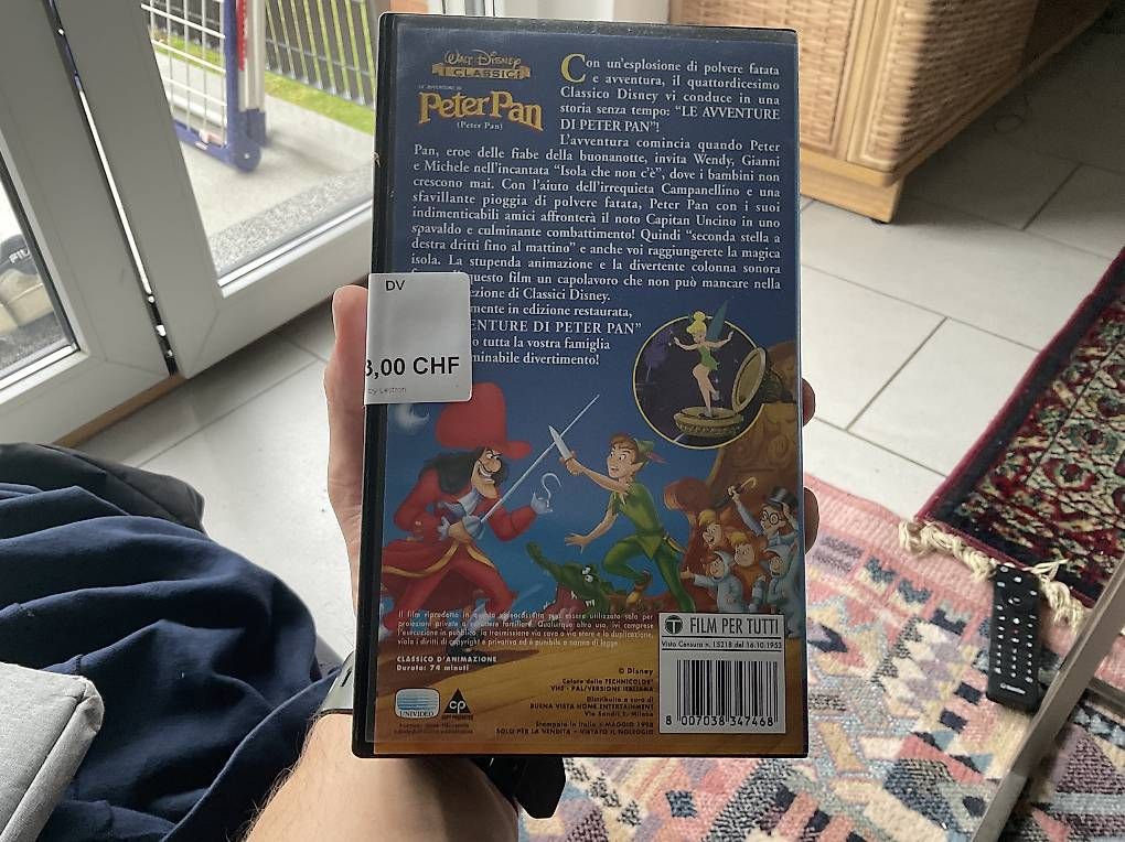 Tutti i VHS: ? VHS Disney ? Le avventure di Peter Pan – Usato da Sorengo venduto da pie_26cv 1