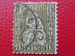 1882: Nr.52, FASERPAPIER mit BEFUND, Kat: 1'800.- günstig...
