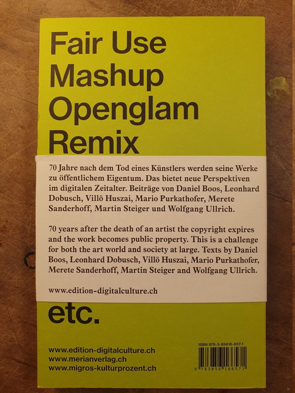 Bücher: Public Domain – Gebraucht aus Zürich von loosebone 1