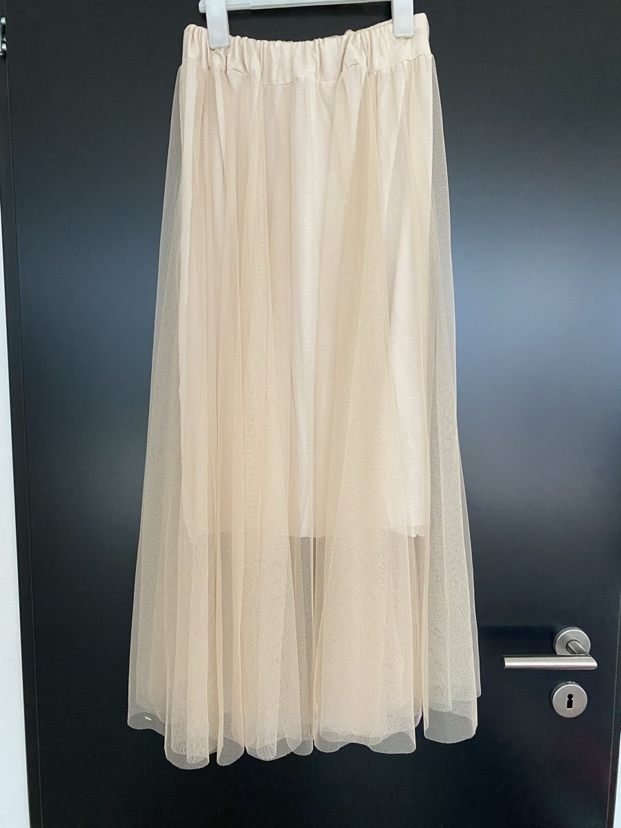 Gonne: Rock beige Gr. XS/34 mit Unterrock – Nuovo (secondo la descrizione) da Meggen venduto da 6003Luzern