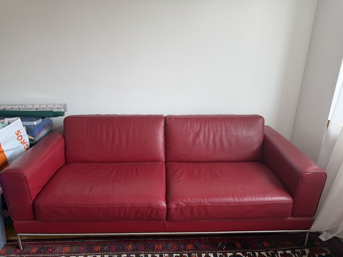 Sofas: Ledersofa – Gebraucht aus Basel von nat_x7j7 1