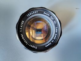 Ashai Pentax Super Takumar 1:1.5/50 Objektiv