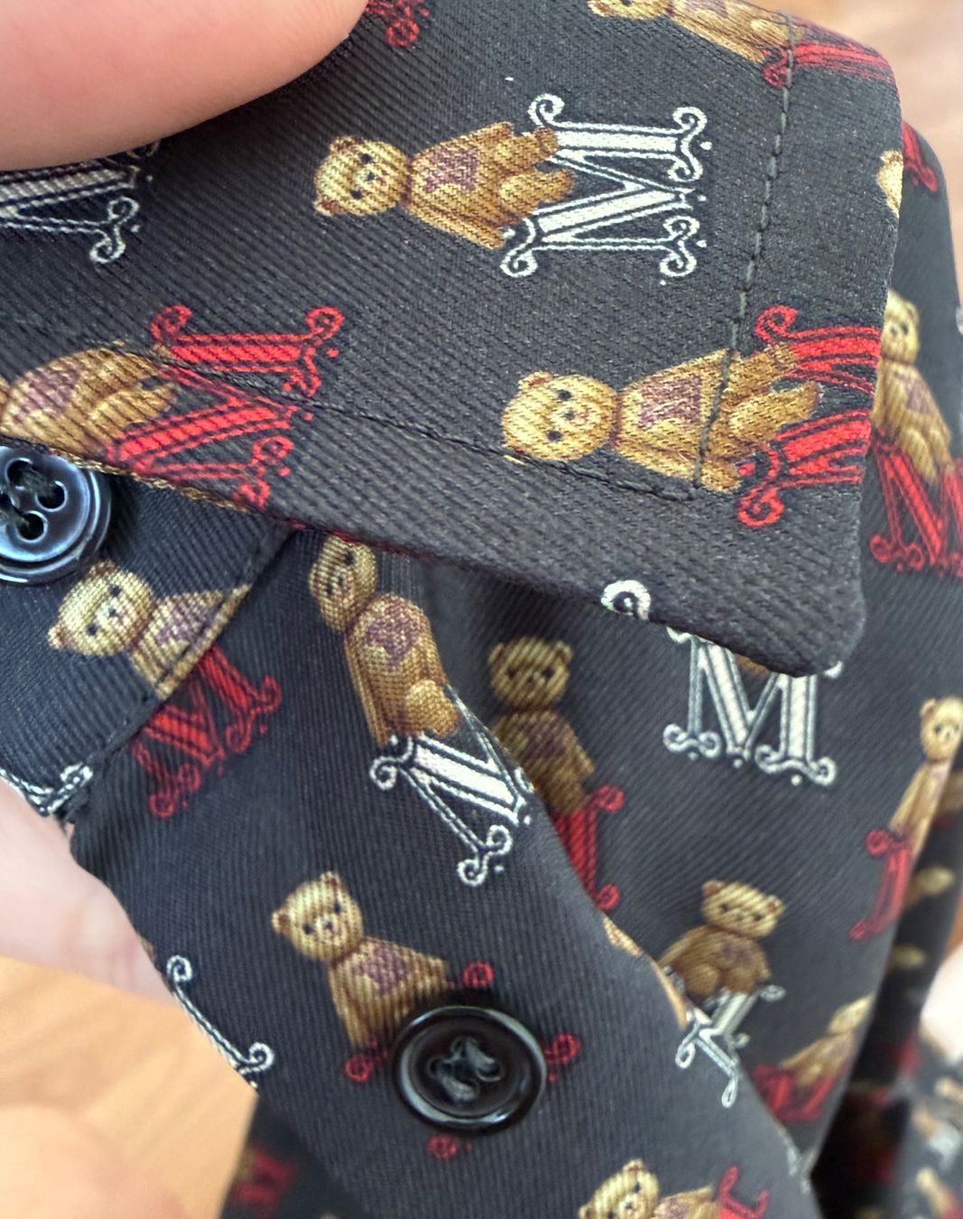 Max Mara Camicette: Max Mara Hemd mit Teddybären-Print - Größe M – Usato da Kilchberg ZH venduto da KellerCI 6