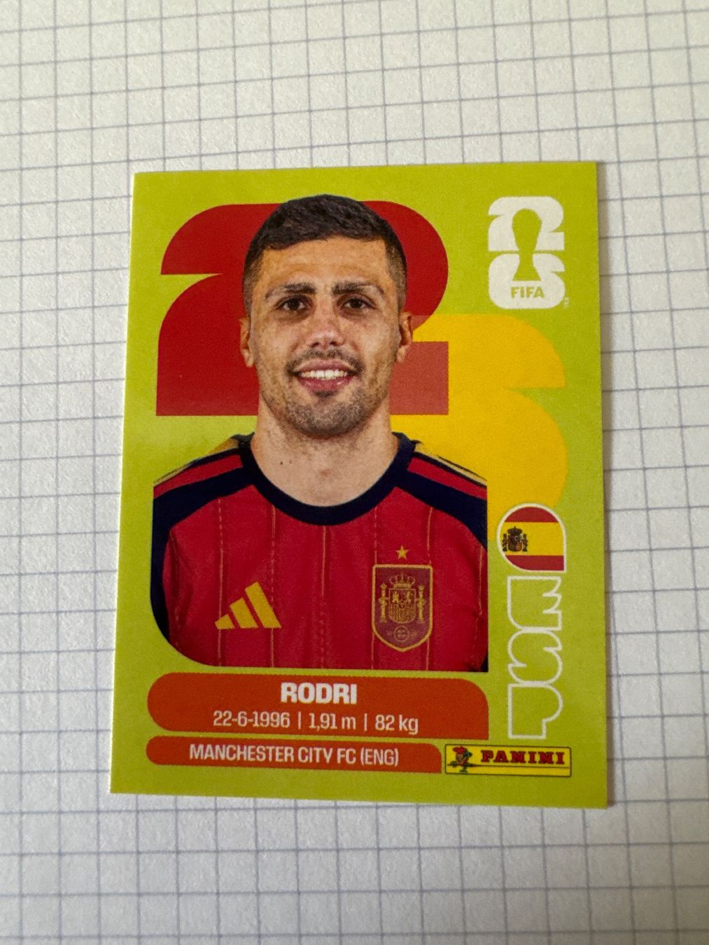 Panini Carte collezionabili: Panini Sticker WM 2026, ESP 10 Rodri – Nuovo (secondo la descrizione) da Winterthur venduto da mathis-spielsteine