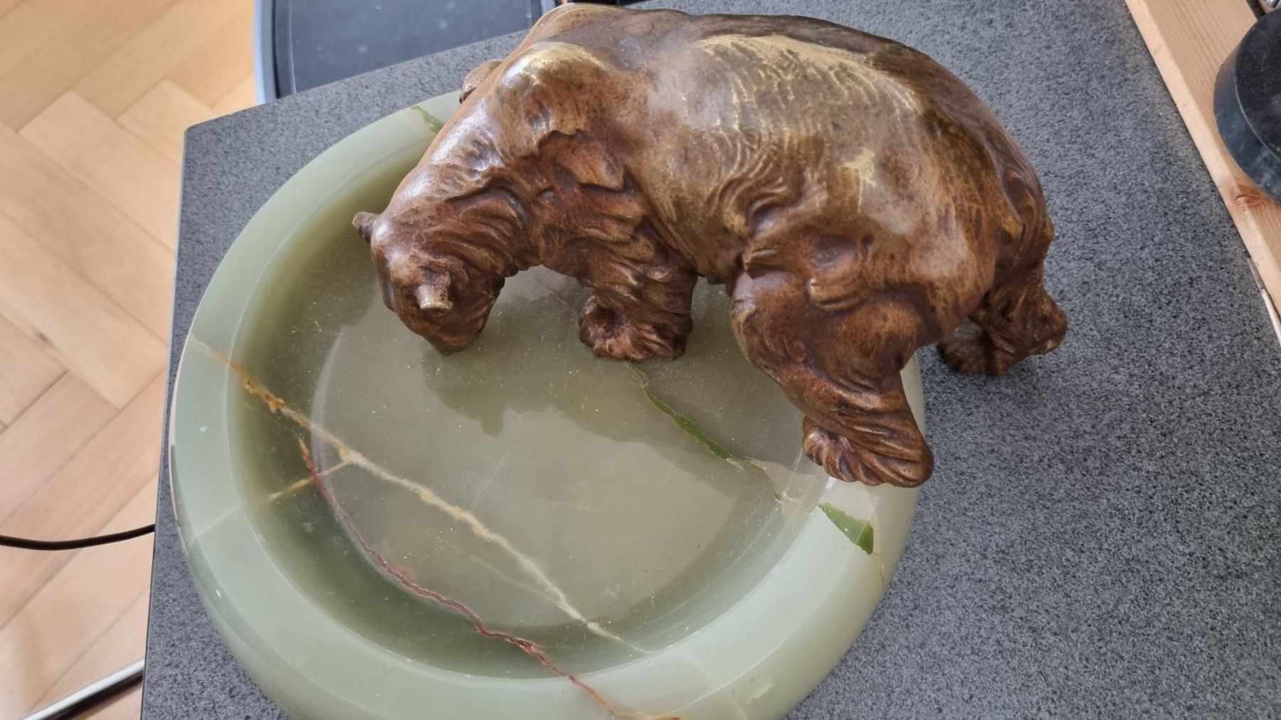 Sculture & Statue: vide poches onyx et bronze – Usato da La Chaux-de-Fonds venduto da mikilo1 1