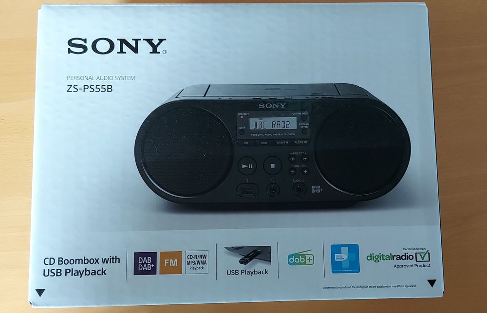 SONY Radio Cd DAB ZSPS 55 B NEU Kaufen auf Ricardo