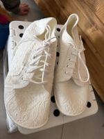 Leguano Barfussschuhe Gr. 41 – Weiss mit Spitze