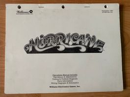 Original Flipper Handbuch – Hurricane von Williams