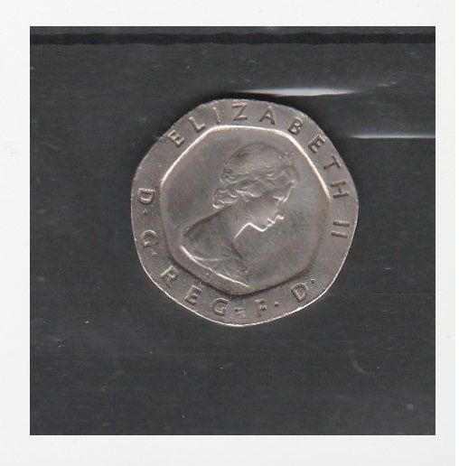 Alle Münzen: 20 Pence von 1982 England – Gebraucht aus Castiel von mc2017