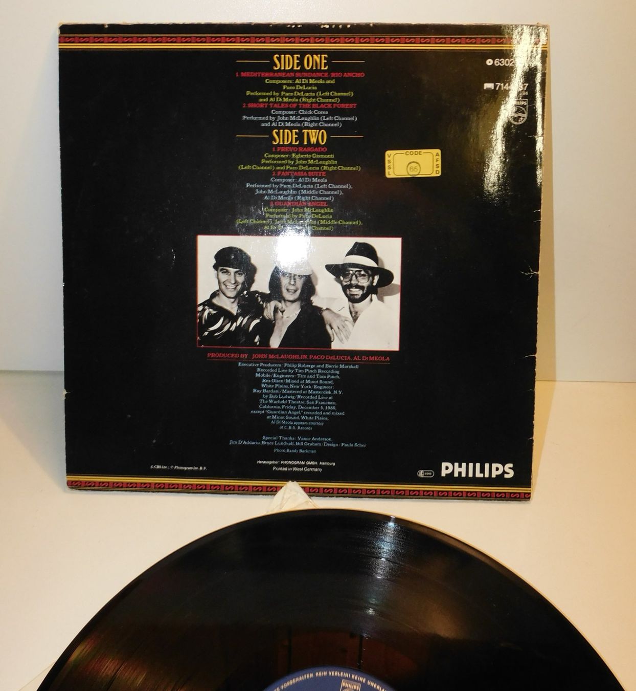 Dischi in vinile: LP - 1979 - Dimeola MC Laughlin  De Lucia  Schallplatte – Usato da Sursee venduto da 76 6