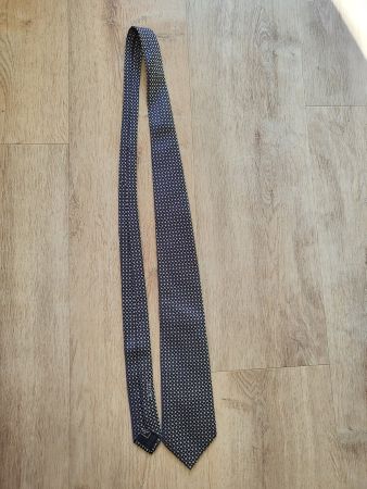 Herrenkrawatte Brioni, dunkelblau gemustert, Top Zustand!