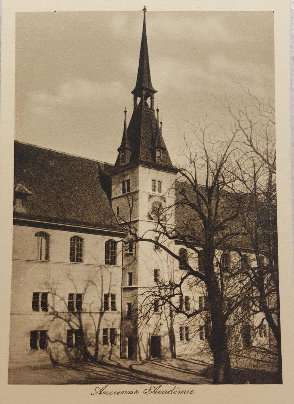 Cartoline postali: LAUSANNE - Ancienne Académie – Usato da Delémont venduto da Domdom1