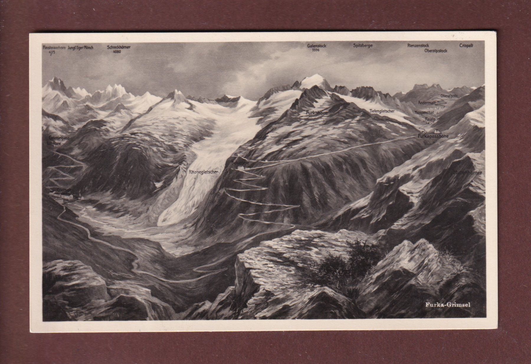 Ansichtskarten: FURKA-GRIMSEL – Gebraucht aus Pully von nicecards