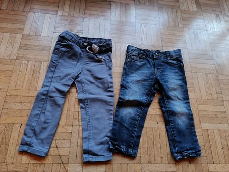 Hosen Set impidimpi 80 grau und Jeans 