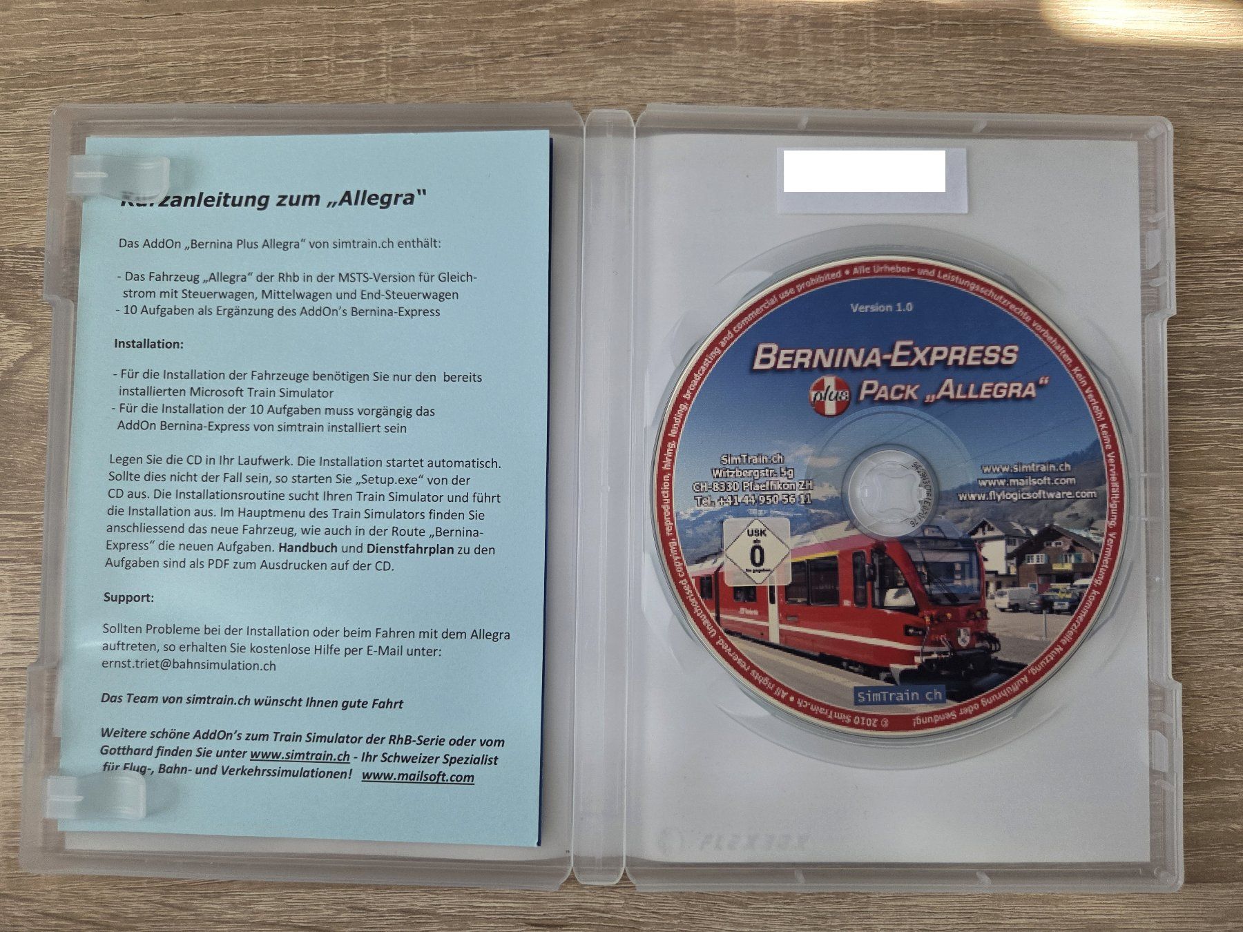 Jeux: Bernina Express for Microsoft Train Simulator Multilang - PC – D'occasion à Carouge GE par Franllo 2