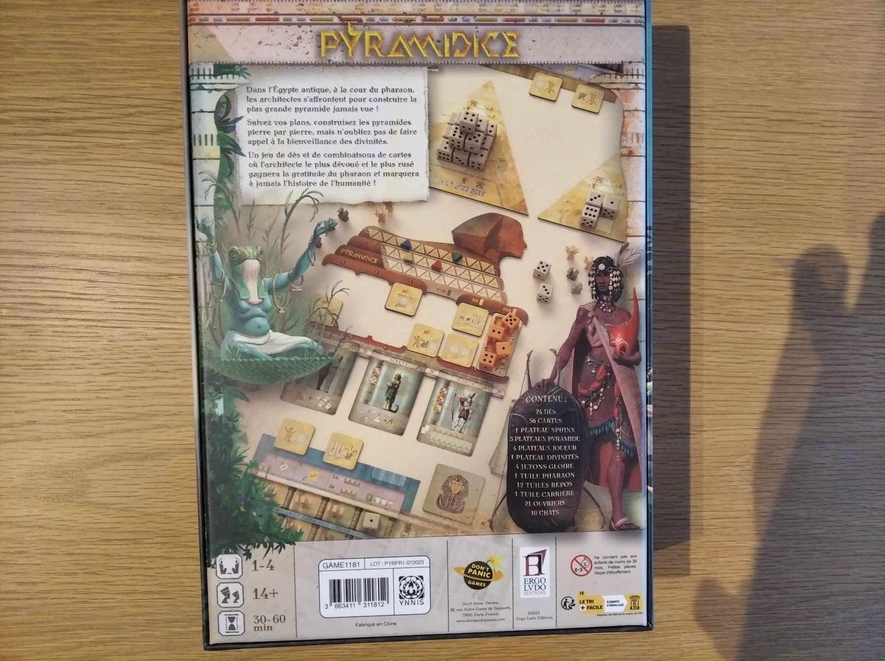 Spiele: Pyramidice - Jeu de société neuf – Neu (gemäss Beschreibung) aus Aigle von Colargolator 1