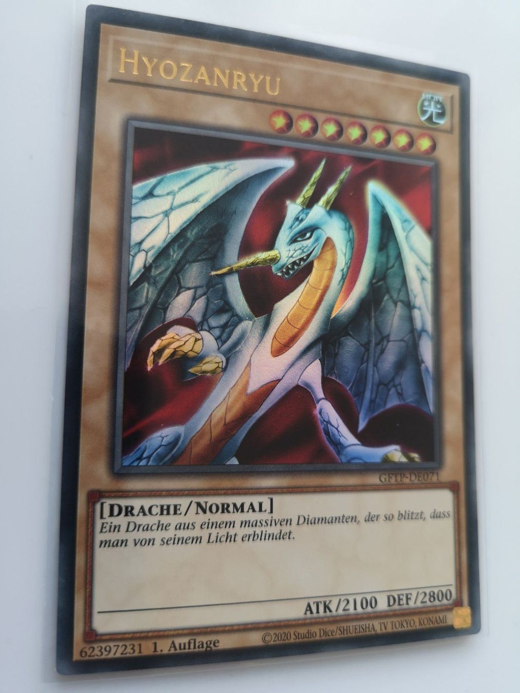 Yugioh Sammelbilder & Trading cards: Hyozanryu Ultra Rare Mint 1.Auflage – Neu (gemäss Beschreibung) aus Boswil von ShoppingCenterCity 1