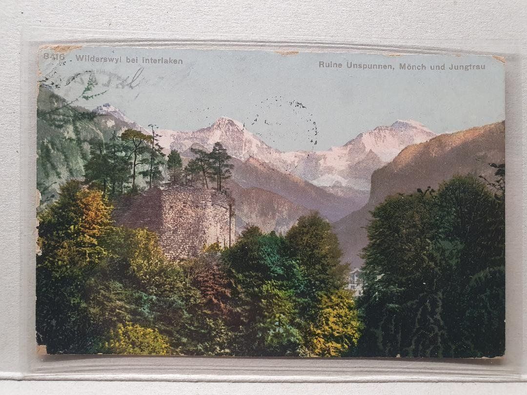 Cartoline postali: USPUNNEN  -   Ruine  -  1907 – Usato da Delémont venduto da Domdom1