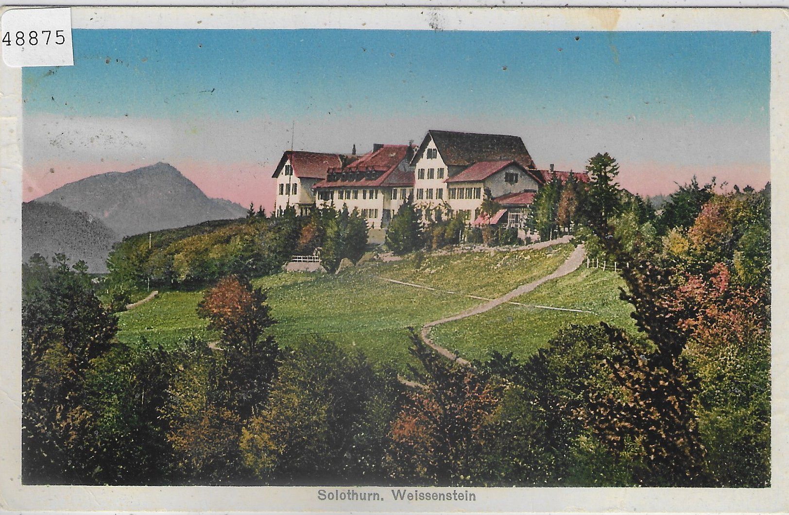 Ansichtskarten: Solothurn - Weissenstein - Litho – Gebraucht aus Ettingen von Kartenplanet