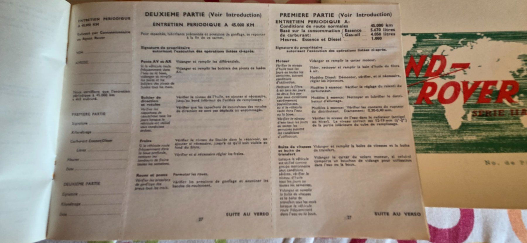 Livres: Documentation Land Rover Serie – D'occasion à Yverdon-les-Bains par ludo1986 4