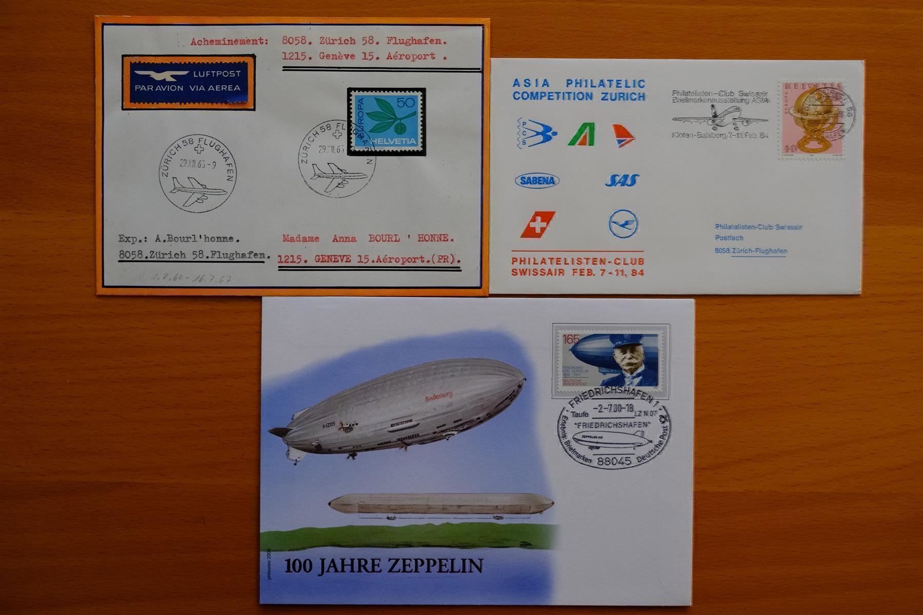 Tutti i francobolli: 15 Stk. Stempel Thema Luftfahrt – Usato da Baar venduto da Asmara111 2