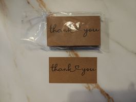Set mit Dankeskarten, Neu & Originalverpackt!