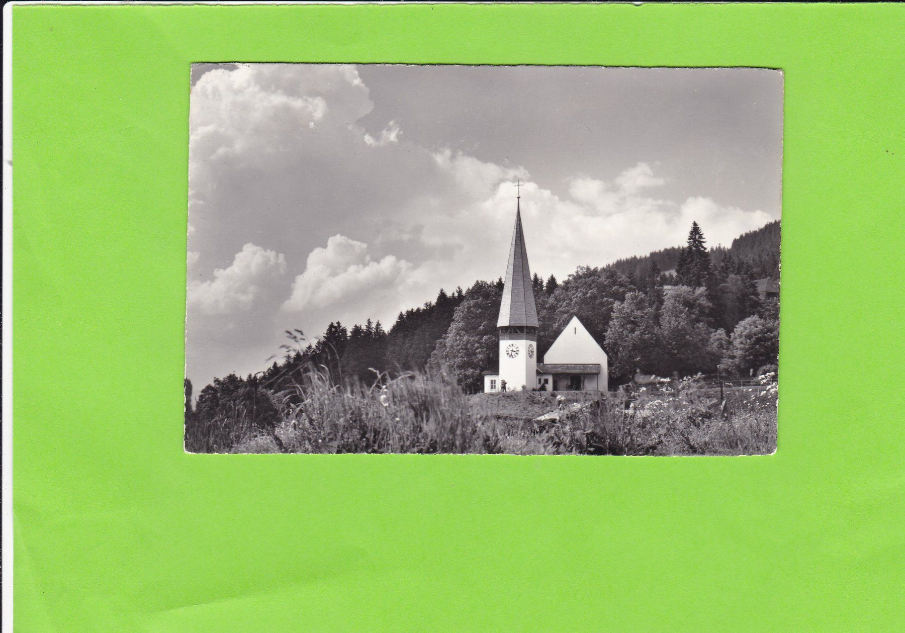 Ansichtskarten: Kirche Wengen-E. Gyger – Gebraucht aus St. Peterzell von neckertal