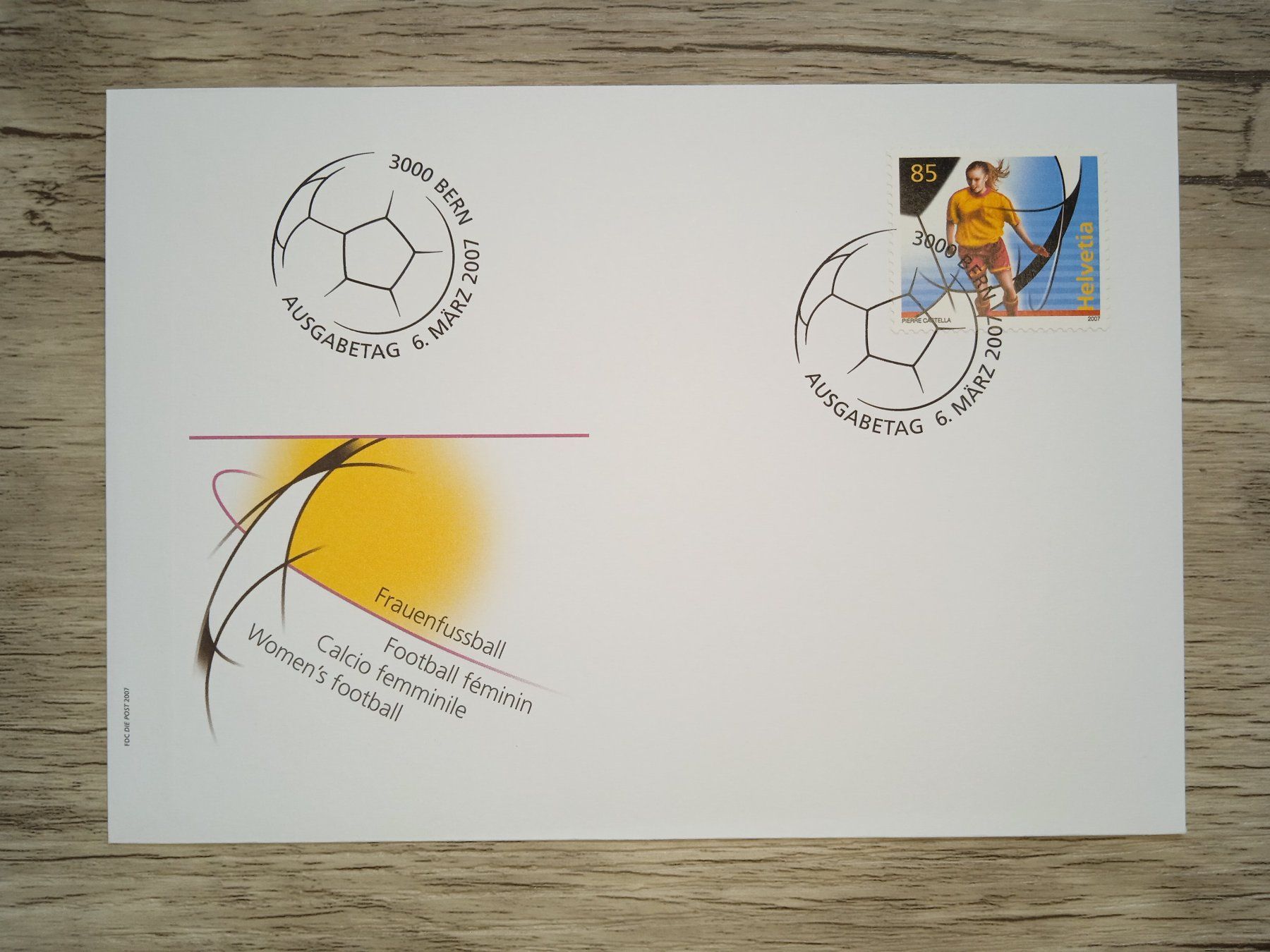 Tutti i francobolli: TR18 Enveloppe + Timbre Suisse 2007 – Usato da Cousset venduto da Patrick_Collections