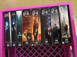 DVD Sammlung 24 Staffel 1-8 Komplett