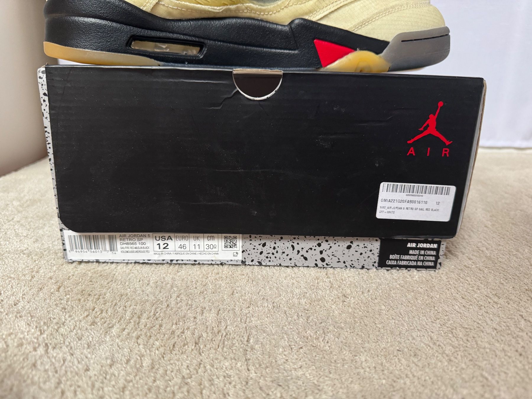 Off-White Scarpe da uomo: Jordan 5 Off White Sail – Usato da Visperterminen venduto da lgresell 6